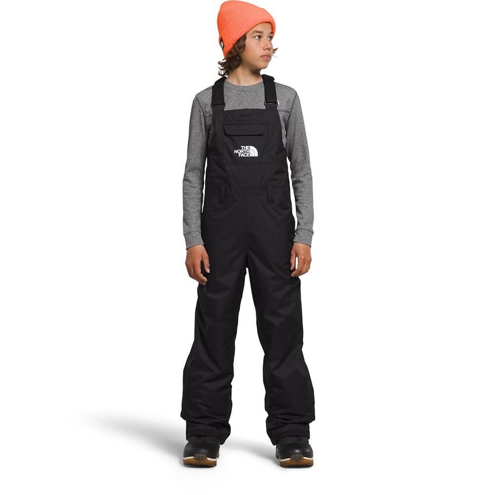 The North Face Teen Freedom Insulated Snow Bibs Kids Black Size Medium 10/12